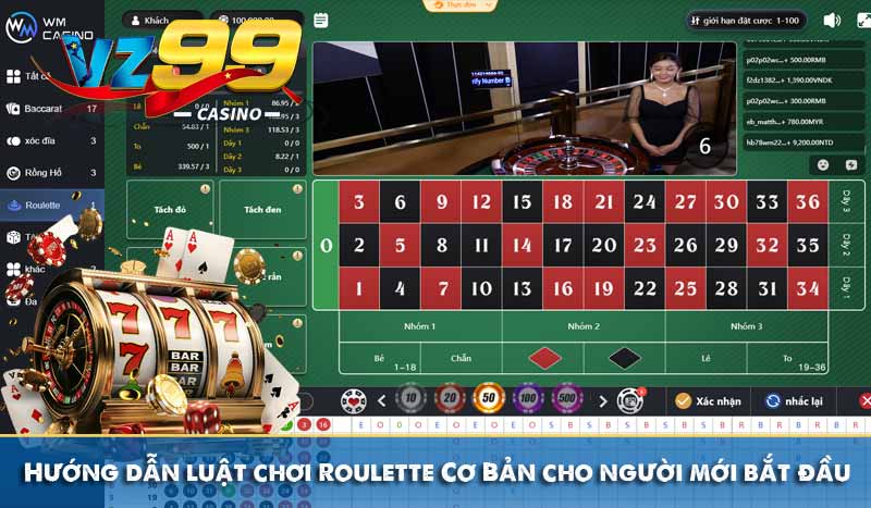 Hướng dẫn luật chơi Roulette Cơ Bản cho người mới bắt đầu